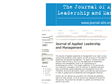 Tablet Screenshot of journal-alm.org